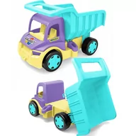 Zabawki do piasku - Wader Gigant Wywrotka Edycja Limitowana Fioletowy- Turkusowy - miniaturka - grafika 1