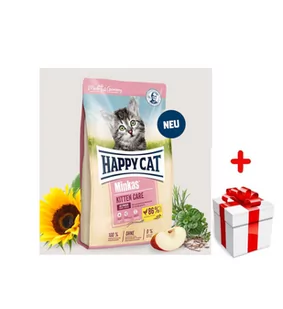 HAPPY CAT Minkas Kitten Care 10kg + niespodzianka dla kota GRATIS! - Sucha karma dla kotów - miniaturka - grafika 1
