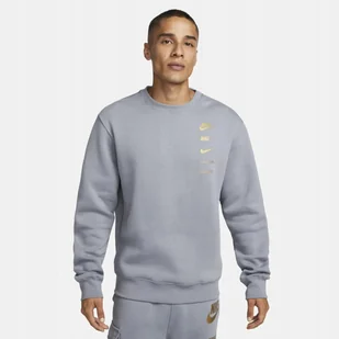 NIKE BLUZA MĘSKA bez kaptura BASIC FJ0551-065 r. XL - Bluzy męskie - miniaturka - grafika 1