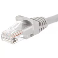 Patchcordy - Patchcord RJ45 kat. 6 Utp, 0,5m szary - miniaturka - grafika 1