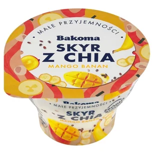 Bakoma Skyr z chia mango banan 150 g - Kefiry, jogurty, maślanki - miniaturka - grafika 1