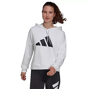 adidas W Fi 3b Hoodie Bluza damska, Biały, XS - Bluzy damskie - miniaturka - grafika 1