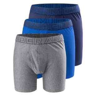 UA PERFORMANCE TECH MESH -SOLID 6 IN 3PK 1383884-410 - Majtki męskie - miniaturka - grafika 1