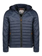 Kurtki męskie - Geographical Norway Kurtka pikowana "Burator" w kolorze granatowym - miniaturka - grafika 1