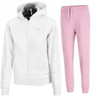 Spodnie sportowe damskie - 4F DAMSKI DRES BAWEĹNA KOMPLET BLUZA SPODNIE / rozm L - miniaturka - grafika 1