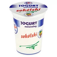 Kefiry, jogurty, maślanki - Jogurt naturalny sokólski 400 g - miniaturka - grafika 1