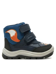 Geox Śniegowce B Flanfil Boy B Abx B463VB 054FU CF44K S Granatowy - Buty dla chłopców - miniaturka - grafika 1
