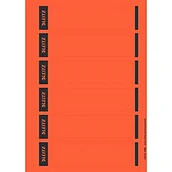 Etykiety do drukarek - Leitz Etykiety na grzbiecie do segregatorów standardowych i twardych tektur, 150 sztuk, krótki i wąski, 39 x 192 mm, papier, czerwony, 16862025 - miniaturka - grafika 1