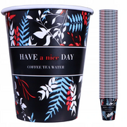 Opakowania gastronomiczne - Paper Cups Factory KUBKI PAPIEROWE HAVE A NICE DAY 150 ML - 3375 SZT. (KARTON) - miniaturka - grafika 1