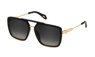 Okulary JUST CAVALLI SJC040580Z42. Okulary przeciwsłoneczne, Kolor czarny. Mężczyzna. - Okulary przeciwsłoneczne - miniaturka - grafika 1