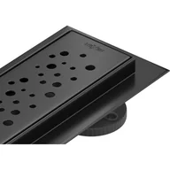 Odpływy liniowe - Mexen Flat 360° M12 odpływ liniowy obrotowy 90 cm, czarny - 1721090-40 - miniaturka - grafika 1