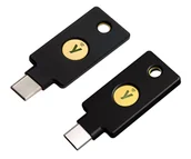 Zabezpieczenia do laptopów - Yubico YubiKey 5C NFC + Security Key C NFC by Yubico czarny - miniaturka - grafika 1