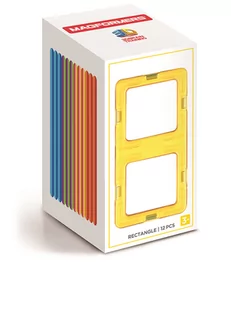 Magformers 12-częściowy zestaw magnetyczny "Rectangle" - 3+ - Klocki - miniaturka - grafika 1
