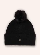 Czapki damskie - Tommy Hilfiger Czapka schwarz - TOMMY HILFIGER - miniaturka - grafika 1