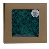 Akcesoria do pakowania - Wypełniacz Dekoracyjny Z Bibuły Zieleń Morska 50g - miniaturka - grafika 1