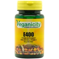 Suplementy naturalne - Veganicity, Witamina E400, 30 kaps. - miniaturka - grafika 1