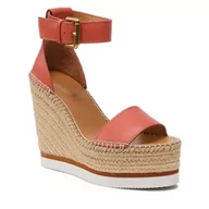 Espadryle damskie - Espadryle See By Chloé - SB26152 Light/Pastel Orange 393 - miniaturka - grafika 1