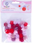 Pasmanteria - Pompon 15mm koronkowy 6kol Astra - 30szt. - miniaturka - grafika 1