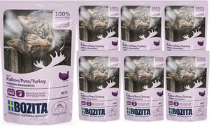 Bozita Kawałki w sosie z indykiem saszetka) 12x85g 42640-uniw - Mokra karma dla kotów - miniaturka - grafika 1