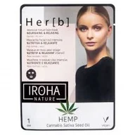 Maseczki do twarzy - IROHA NATURE Seria konopi Iroha - maska z włókniny, 27 g - miniaturka - grafika 1