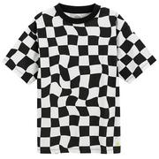 Koszulki dla chłopców - Cool Club, T-shirt chłopięcy, czarno-biały - miniaturka - grafika 1
