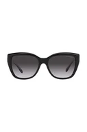 Okulary przeciwsłoneczne - Emporio Armani okulary przeciwsłoneczne damskie kolor czarny - miniaturka - grafika 1