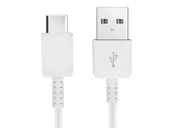 Kable USB - Kabel Samsung szybkie ładowanie USB-C Typ C 1,5m oryginalny EP-DW700CWE - biały - miniaturka - grafika 1