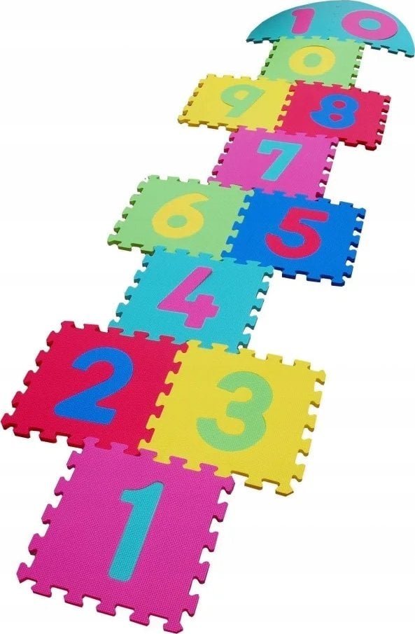 Mata Do Zabawy Dla Dzieci CYFERKI 30 x 30 x 1,2 cm