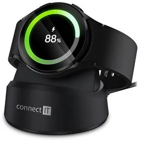 Ładowarka Connect IT WatchCharger kompatibilní se Samsung (CWC-8020-BK) Czarna - Akcesoria do smartwatchy Ładowarka Connect IT WatchCharger kompatibilní se Samsung (CWC-8020-BK) Czarna - Akcesoria do smartwatchy - miniaturka - grafika 1