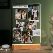 Ramki na zdjęcia - Lampka ramka XL z wydrukiem na szkle akrylowym i podświetleniem LED - miniaturka - grafika 1