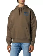 Bluzy męskie - G-STAR RAW Męska bluza Gs Raw Back Gr HDD Loose Sw Hooded, Brązowy (Turf D23482-d425-273), XS - miniaturka - grafika 1