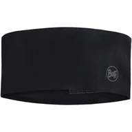 Apaszki i szaliki męskie - BUFF Opaska na głowę THERMONET HEADBAND solid black - miniaturka - grafika 1