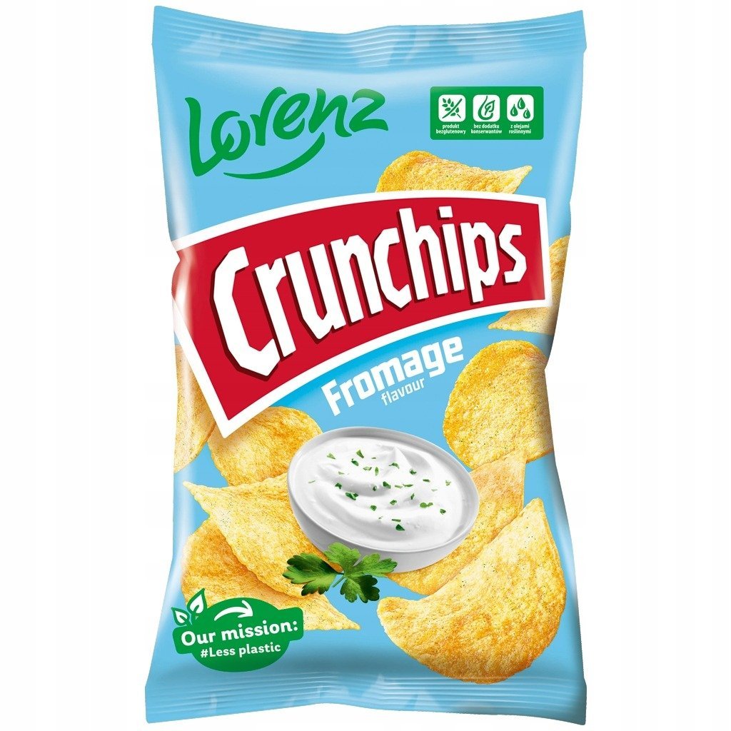 Crunchips o smaku sera fromage 130 g