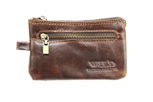 Etui Na Klucze Skórzane WILD Skóra Naturalna Kluczówka W5520 - Etui na klucze - miniaturka - grafika 5