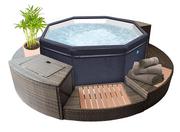 Usztywniany Basen z jacuzzi Netspa OCTOPUS + ZESTAW MEBLI