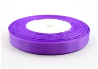 Pasmanteria - Brewis Wstążka dekoracyjna satynowa 12mm/32m jasnyfiolet 187 - miniaturka - grafika 1