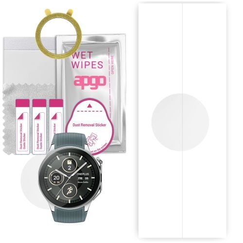 1x folia hydrożelowa ochronna do OnePlus Watch 2 - apgo Smartwatch Hydrogel Protection Ochrona na ekran smartwatcha