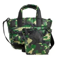 Torebki damskie - Torebka damska Vee Collective pikowana zielona moro - miniaturka - grafika 1