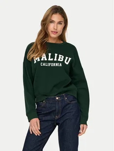 ONLY Bluza 15254183 Zielony Loose Fit - Bluzy damskie - miniaturka - grafika 1