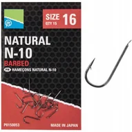 Inne akcesoria dla wędkarzy - HACZYKI Z ZADZIOREM PRESTON NATURAL HOOKS R. 16 - miniaturka - grafika 1