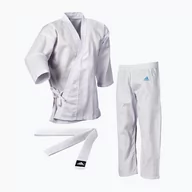 Kimona, stroje i obuwie - Karategi z pasem dziecięce adidas Basic białe K200 | WYSYŁKA W 24H | 30 DNI NA ZWROT - miniaturka - grafika 1