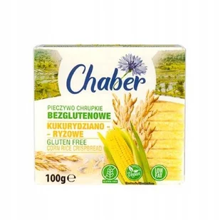 Chaber Pieczywo chrupkie kukurydziano-ryżowe bezglutenowe 100 g - Pieczywo chrupkie - miniaturka - grafika 1