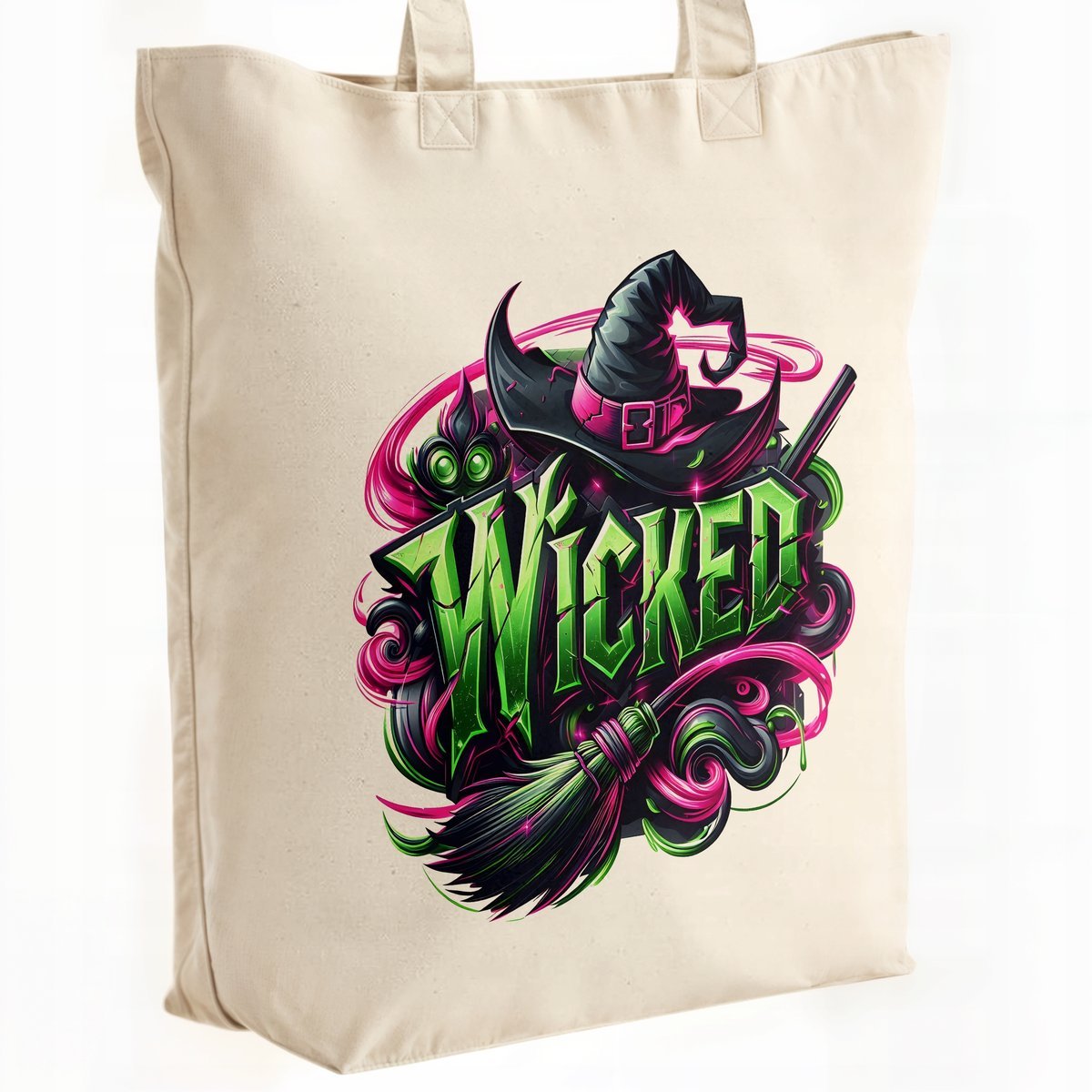 Torba bawełniana Premium Wicked For Good Oz Elphaba Glinda Dla Fanów