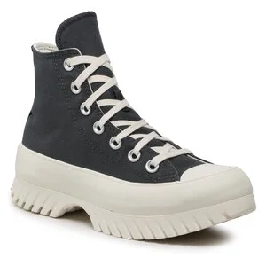 Trampki Converse - Ctas Lugged 2.0 Hi A01368C Dk Smoke Grey/Black/Egret - Trampki damskie - miniaturka - grafika 1