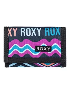 Portfele - Roxy Damski SMALL Beach Akcesoria podróżne Bi-Fold Portfel antracytowy, One Size, Anthracite Word Up, jeden rozmiar - grafika 1