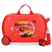 Walizki - Joumma Disney Cars Rusteze Lightyear Walizka dziecięca czerwona 45 x 31 x 20 cm twardy ABS 24,6 l 1,8 kg 4 koła bagaż podręczny, Czerwone, walizka dziecięca - miniaturka - grafika 1