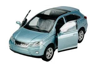 WELLY LEXUS RX 450h NIEBIESKI 1:34 43641 - Samochody i pojazdy dla dzieci - miniaturka - grafika 1