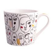 Kubki - Lumarko Kubek Stożek Nbc 350 ML Twarze Dek. B - miniaturka - grafika 1