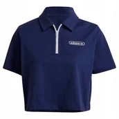 Koszulki i topy damskie - adidas originals damska koszulka polo granatowa - miniaturka - grafika 1