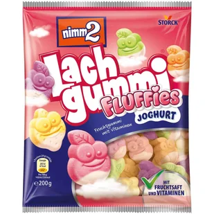 Żelki NIMM2 Lach Gummi Fluffies Yoghurt 200g - Żelki - miniaturka - grafika 1